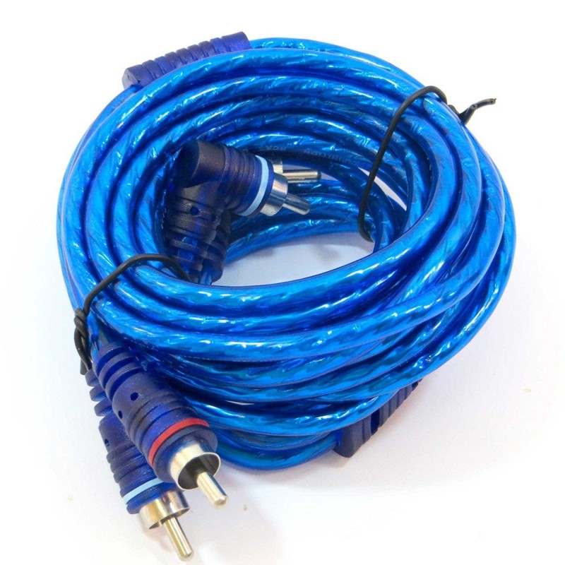Kit cavi audio RCA installazione amplificatore auto subwoofer car cablaggio cavo
