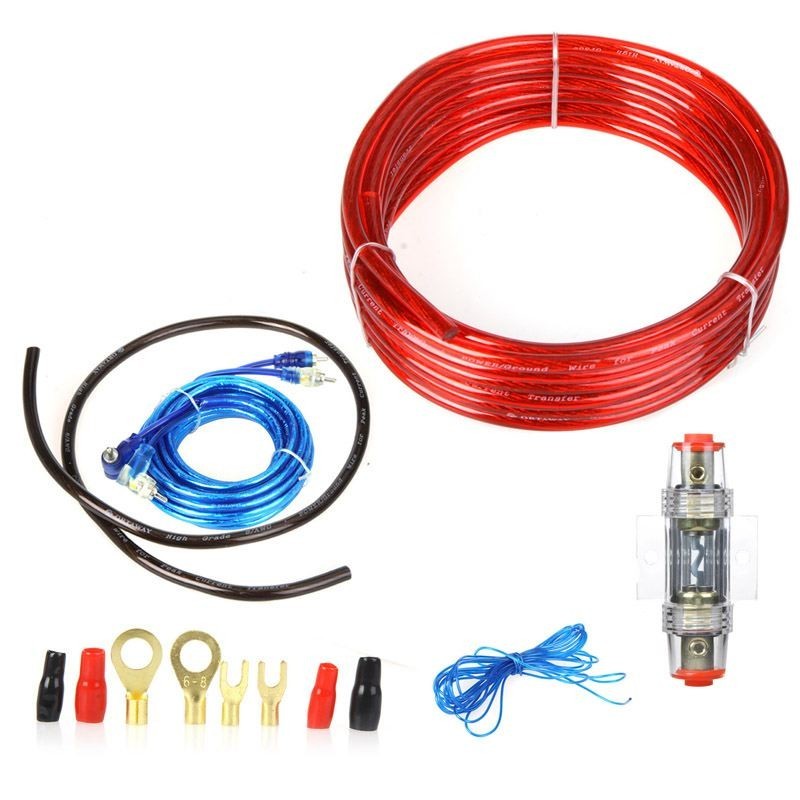 Kit cavi audio RCA installazione amplificatore auto subwoofer car cablaggio cavo
