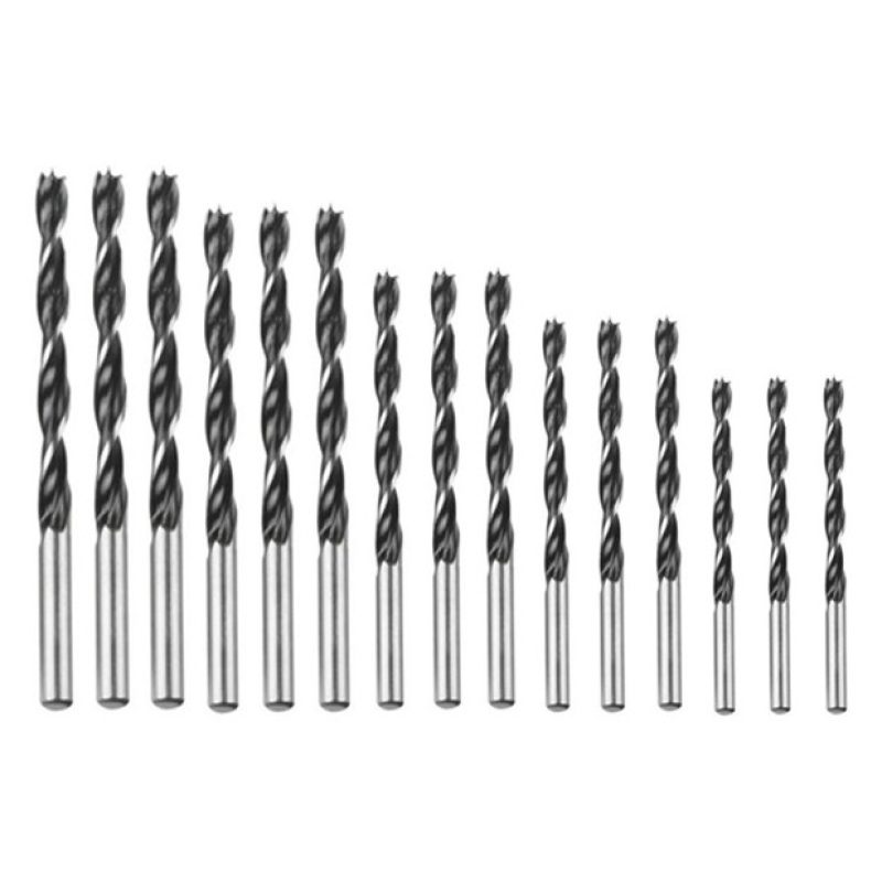 Hongu Set 15x Punte per Trapano per Legno Inserti Lavorazioni Elico...