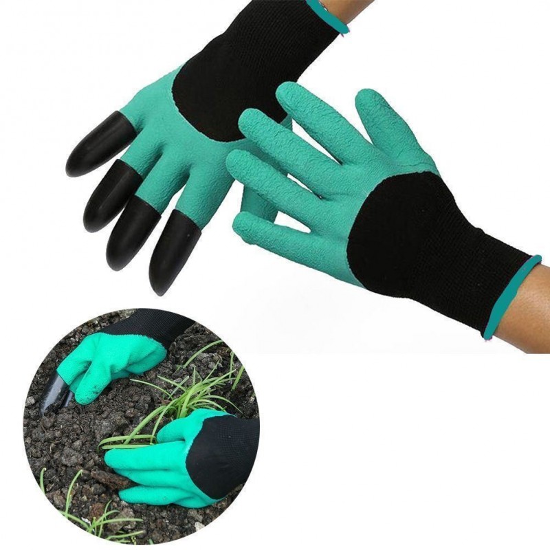 Guanti Giardino Gloves genie con artigli per scavare rastrellare da giardinaggio