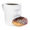 Tazze in porcellana simpatiche originali dito medio faccia cane colazione caffè