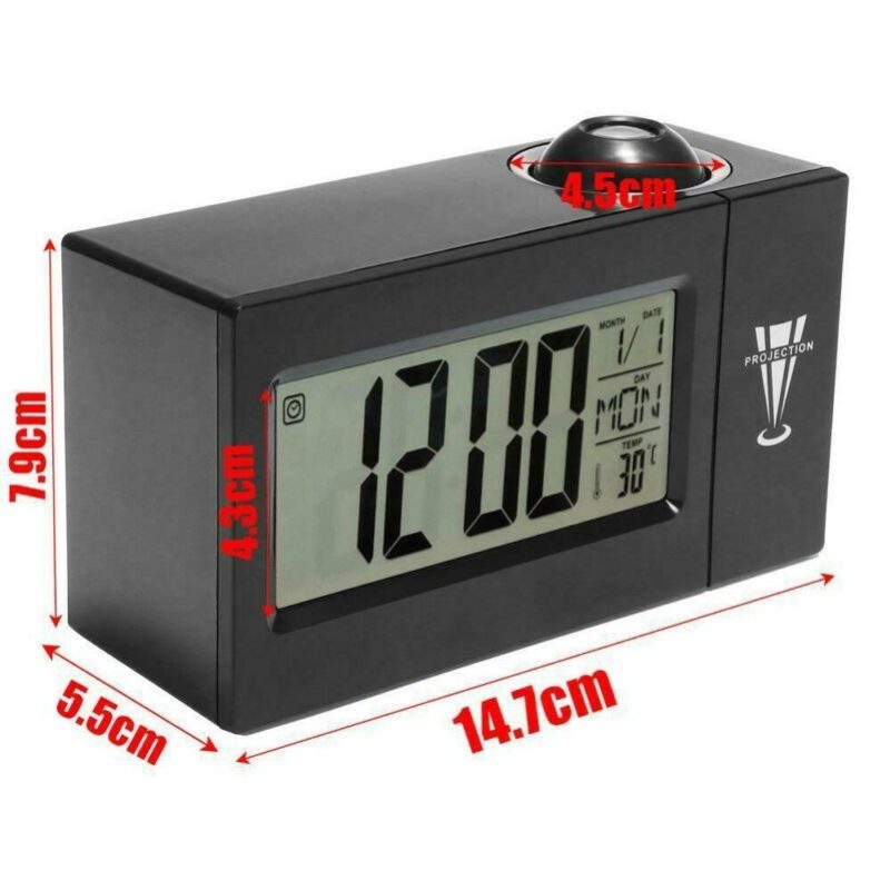 Hongu Sveglia Digitale orologio Display LED con proiettore Funzione...