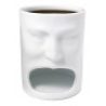 Tazze in porcellana simpatiche originali dito medio faccia cane colazione caffè