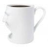 Tazze in porcellana simpatiche originali dito medio faccia cane colazione caffè