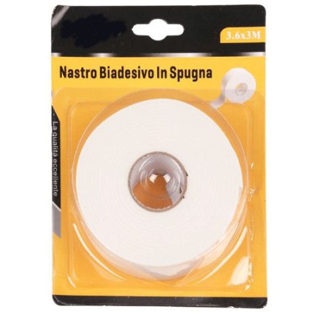 12x Rotolo Nastro biadesivo in Spugna Schiuma striscia di Colla Tenuta Adesivo