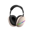Cuffie Wireless Luce Led RGB Auricolari Bluetooth senza Fili Stereo Microfono Pc