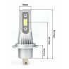 Hongu Coppia lampadine lampade fari LED h7 M9 led matrix 6000K no s...