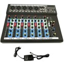 Mixer professionale a 7 vie canali bluetooth USB Mp3 feste party DJ karaoke TY7