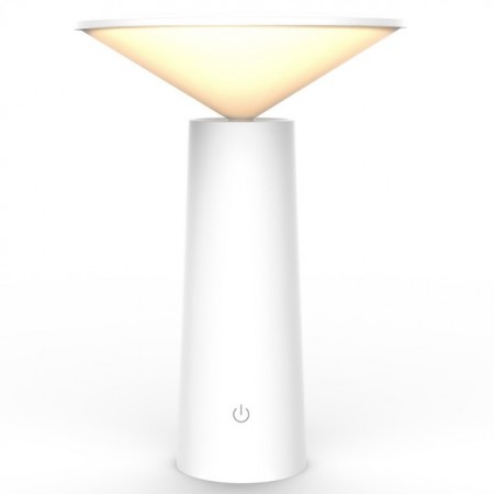 Lampada Touch ricaricabile LED cavo USB da Tavolo Luce Scrivania Mini Pieghevole