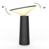 Hongu Lampada Touch ricaricabile LED cavo USB da Tavolo Luce Scriva...