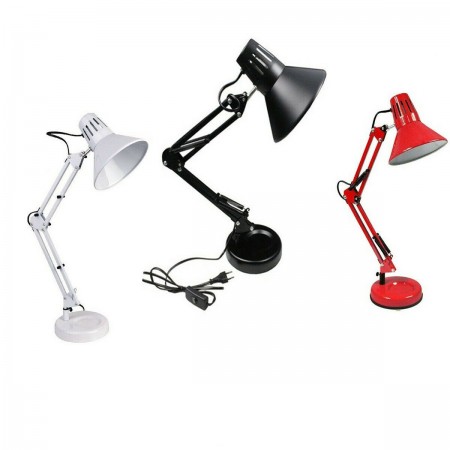 Lampada da tavolo Scrivania Snodabile Pieghevole Luce orientabile Estetista E27