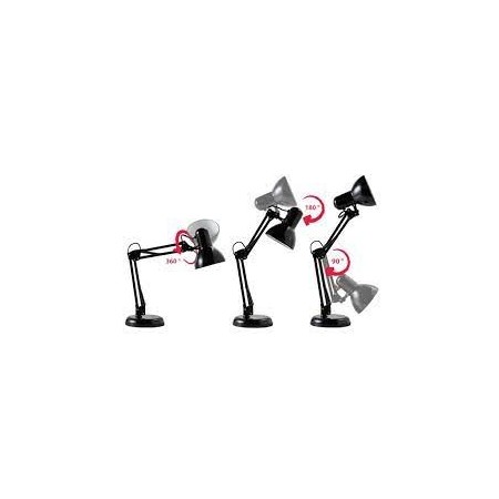 Lampada da tavolo Scrivania Snodabile Pieghevole Luce orientabile Estetista E27