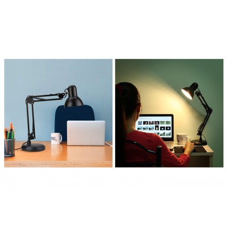 Lampada da tavolo Scrivania Snodabile Pieghevole Luce orientabile Estetista E27