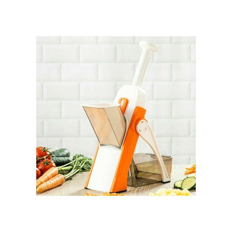 Affettatrice mandolina manuale affetta taglia frutt verdure julienne regolabile