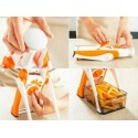 Affettatrice mandolina manuale affetta taglia frutt verdure julienne regolabile