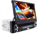 Autoradio 1Din con schermo a scomparsa 7" stereo Bluetooth USB SD Touch screen