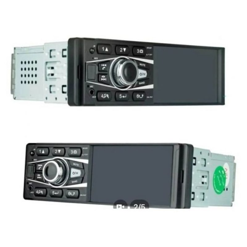 Hongu Autoradio 1Din display 4.1 pollici stereo Bluetooth USB MP5 L...