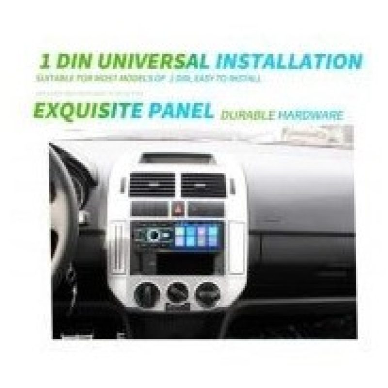 Hongu Autoradio 1Din display 4.1 pollici stereo Bluetooth USB MP5 L...