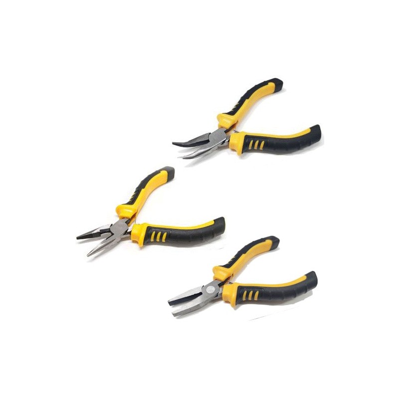 Set 3 Pinze Multiuso Fai da te Acciaio Tronchesi Attrezzi Lavoro Utensili pinza