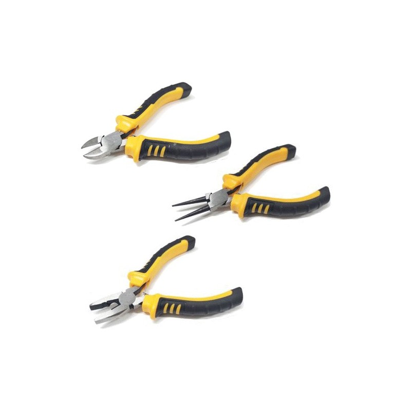 Set 3 Pinze Multiuso Fai da te Acciaio Tronchesi Attrezzi Lavoro Utensili pinza