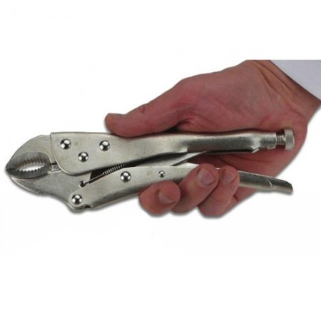 Set 2 Pinza a scatto Regolabile autobloccante Fai da te Acciaio  Attrezzi chiave