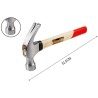 Hongu 2x Martello da Carpentiere Professionale Manico legno 750g le...