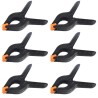 Hongu Set 6 Morsetti pinze a Molla in plastica Strettoio Bloccare f...