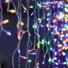 Tenda luminosa cascata luci LED natale esterno RGB Wifi natalizia p...