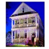 Tenda luminosa cascata luci LED natale esterno RGB Wifi natalizia p...