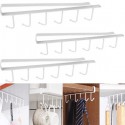 3x barre ganci porta oggetti tazzine appendi tazze supporto mensola con 6 ganci