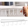 Hongu 3x barre ganci porta oggetti tazzine appendi tazze supporto m...