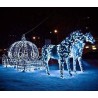 Hongu Catena luminosa Luci Natale 200 Led Decorazione albero Bianco...