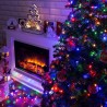 Hongu Catena luminosa Luci Natalizie 200 Led RGB Decorazione albero...
