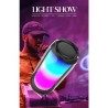 Hongu Altoparlante cassa Speaker LED Portatile Bluetooth Wireless S...