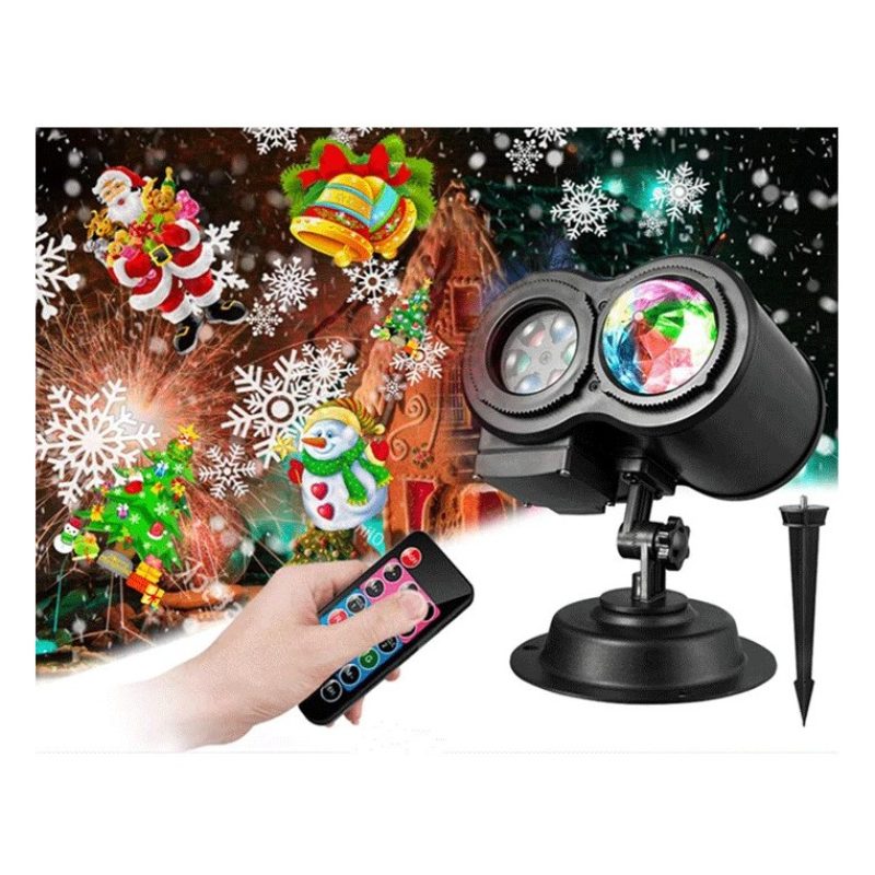 Hongu Proiettore Laser di Natale Esterno Interno Led Luci RGB Decor...
