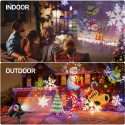 Proiettore Laser di Natale Esterno Interno Led Luci RGB Decorazioni Giardino