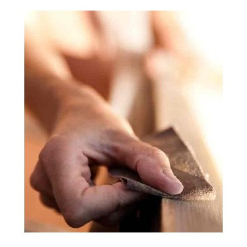 Hongu 60x Carta Vetrata Abrasiva per Legno Grana 120 Grinta Levigat...