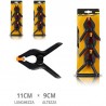 Hongu Set 9 Morsetti pinze a Molla in plastica Strettoio Bloccare f...