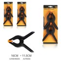 Set 6 Morsetti pinze a Molla in plastica Strettoio Bloccare fissare pinza kit 6"
