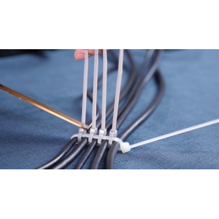 800 Fascette 100 mm cavi elettrici Autostringenti Plastica cablaggio Fissaggio