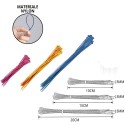 750 Fascette 3 misure cavi elettrici Autostringenti colorate cablaggio Fissaggio