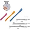 Hongu 750 Fascette 3 misure cavi elettrici Autostringenti colorate ...