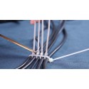750 Fascette 3 misure cavi elettrici Autostringenti plastica cablaggio Fissaggio