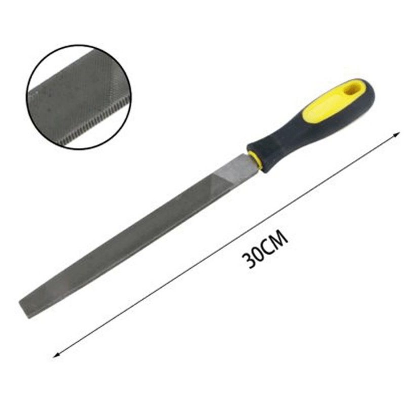 Hongu Set 3 lime per ferro metalli piatta tonda semitonda Raspe 300...