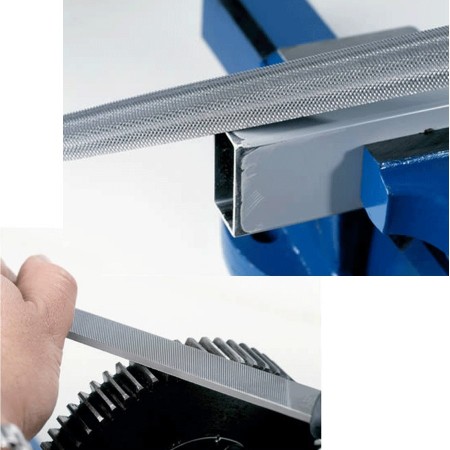 Set 3 lime per ferro metalli piatta tonda semitonda Raspe 300 mm lima assortite