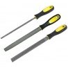 Hongu Set 3 lime per legno piatta tonda semitonda Raspe 300 mm lima...