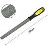 Hongu Set 3 lime per legno piatta tonda semitonda Raspe 300 mm lima...
