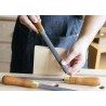 Hongu Set 3 lime per legno piatta tonda semitonda Raspe 300 mm lima...