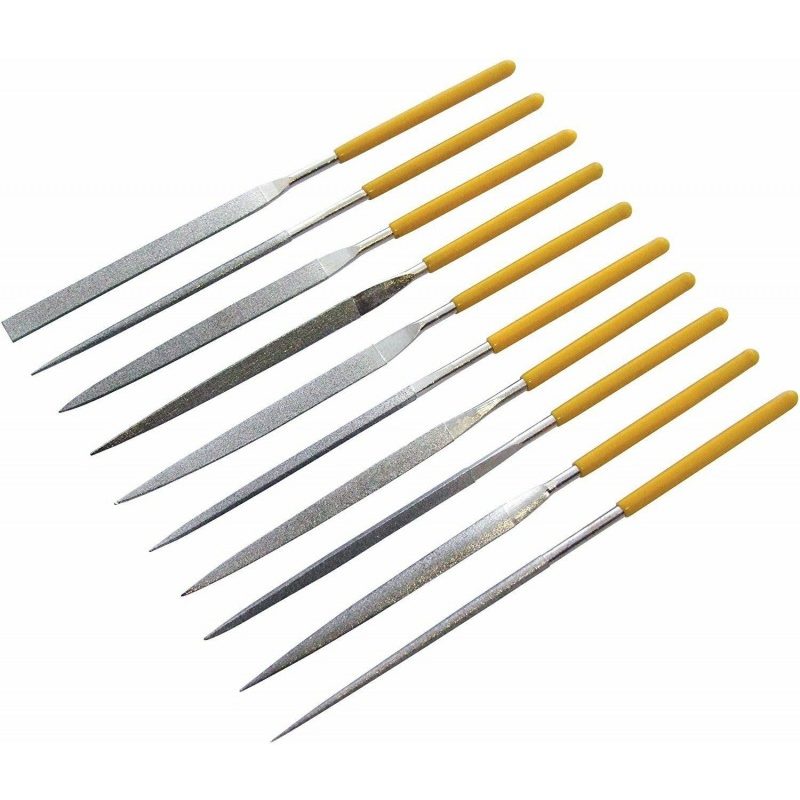 Hongu Set 20 Mini Lime Raspe Ad Ago Per Ferro Acciaio Legno Lunghez...
