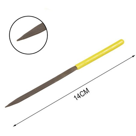 Set 20 Mini Lime Raspe Ad Ago Per Ferro Acciaio Legno Lunghezza 140mm